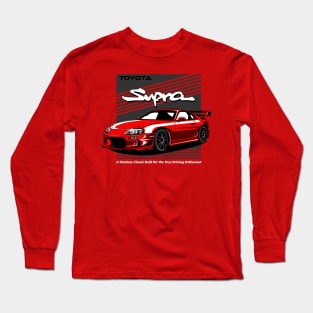 Iconic Supra MK4 Car Long Sleeve T-Shirt